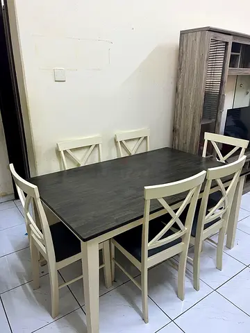 Dinning Table with 6 chairs for sale
