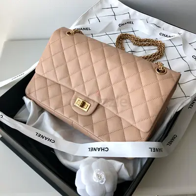 Chanel Beige Quilted 2.55 medium