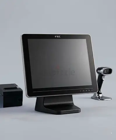 FEC Touchscreen POS Terminal with Barcode Scanner , Receipt Printer and life time software