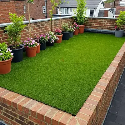 Artificial Grass Turf Roll - Ideal for Balcony or Rooftop Garden