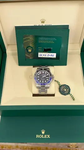 Rolex GMT-Master II Batman 40mm 126710BLNR-0003 Black Dial, Unworn 2026