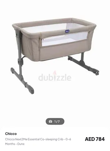 Chicco Next2Me Essential Co-sleeping Crib (0-6 months) - Dune