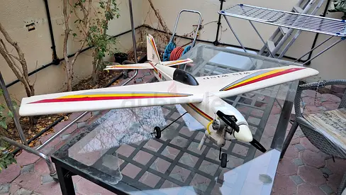 Vintage Nitro RC Bundle: Kyosho Win Wind 30 Plane + Hirobo GPH 346 Helicopter & Futaba Radios
