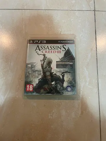 Assassin's Creed III (PS3) original game disc with case