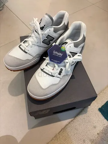 New New Balance 550 white/grey sneakers, unworn with tags, size available