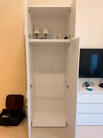 IKEA white wardrobe - 2-door, good condition