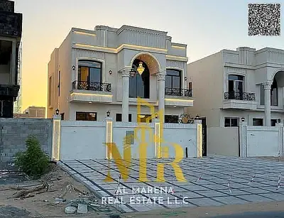 فرصة عقارية مميزة | فيلا كلاسيكية فاخرة للبيع في الزاهية – عجمان (شاملة رسوم التسجيل)** امتلك فيلا الأحلام بتصميم كلاسيكي راقي ومساحة خارجية متميزة