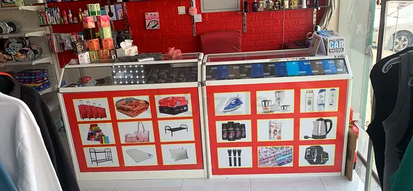 Used Shop Display Counters with Small Appliances (2 Units)