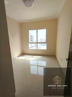 2-bedroom apartment with 2 bathrooms, central AC, balcony with open view, AED 40,000 yearly with 6 i