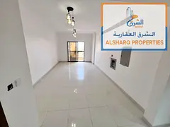 Two master bedrooms, 3 bathrooms, card entry system, central air conditioning, easy access to Sharja