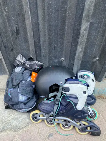 Roller Blades size 40 with Helmet and Protection