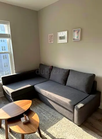 Ikea L shape sofa cumbed with storage like new