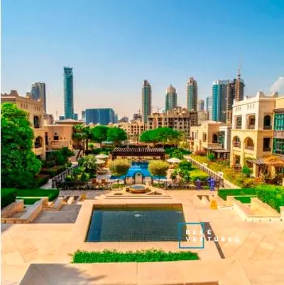 شقة فسيحة من غرفتي نوم | سكن تاجر | برج خليفة وإطلالات على الحديقة | غير مفروشة