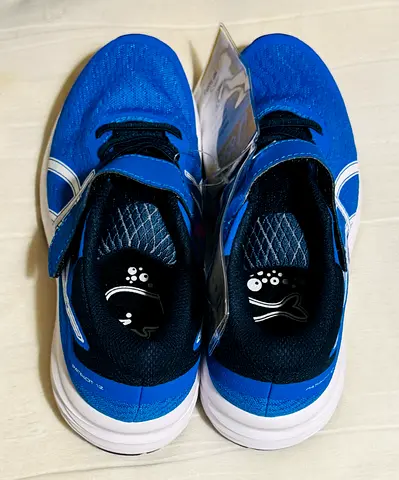 Asics Kids blue lightweight sneakers - new with tags, size K13