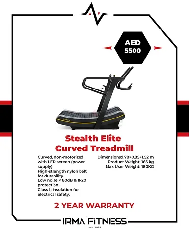 STEALTH ELITE CURVED TREADMILL