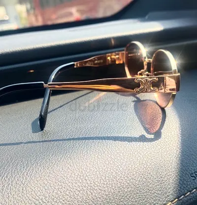 Celine Gold-Tone Round Sunglasses – Lightly Used