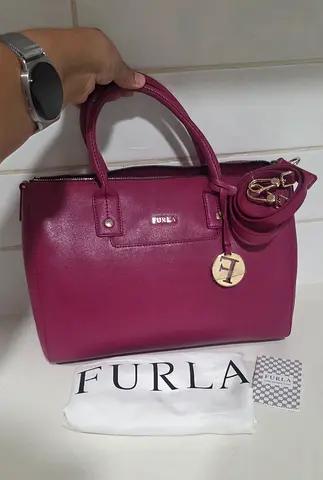 NEW FURLA Berry tote bag with dust bag