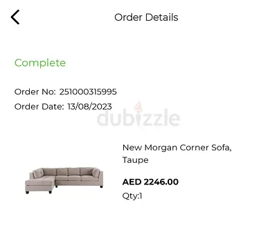 Large L-shaped 4 seater beige fabric sectional sofa - comfortable, good condition