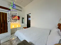 The finest and most beautiful studio in Al Rashidiya 3, fully furnished with brand-new furniture, pr