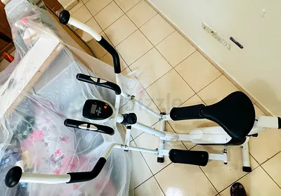Used white elliptical cross trainer - compact home exercise machine
