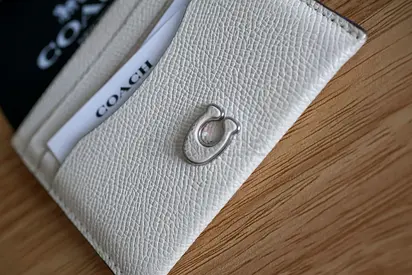 Coach White Cardholder