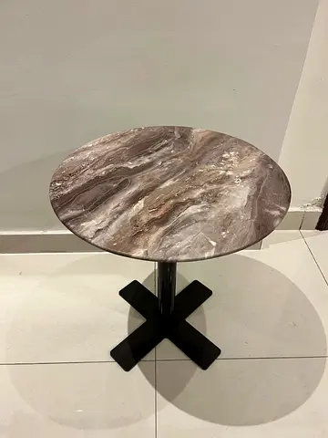 Marble top coffee table