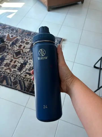 Takeya 24oz Blue Insulated Sports Water Bottle - Good Condition