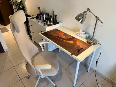 Office Boss Chair and Office Table in Great Condition