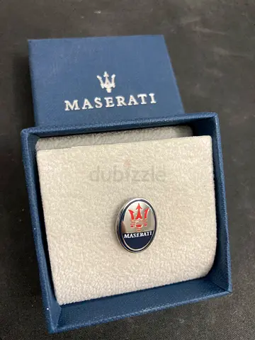 Maserati and BMW metal pin backs and lapel pins