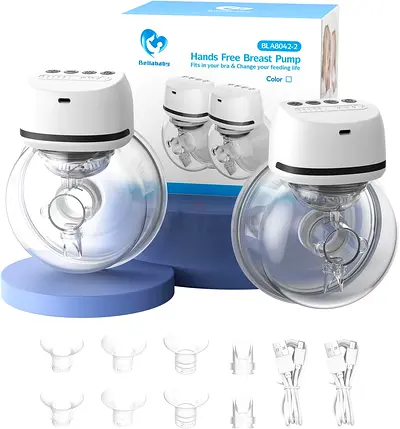 Bellababy Hands-Free Portable Wearable Breast Pumps - Pack of 2