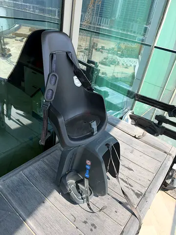 Bobike rear-mounted child bike seat in good working condition.