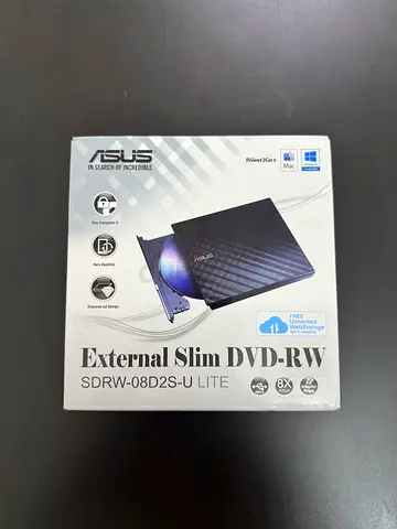 External slim DVD - RW brand new for sale