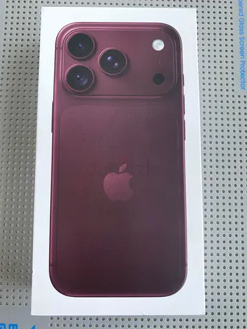 Apple iPhone18 pro (sealed box) - burgundy , unused