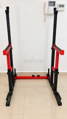 Adjustable Squat Rack / Barbell Stand - Compact Home Gym