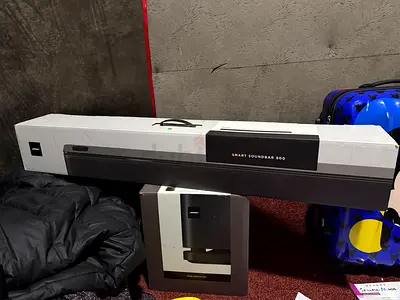 BOSE dolby atmos soundbar with 500 subwoofer