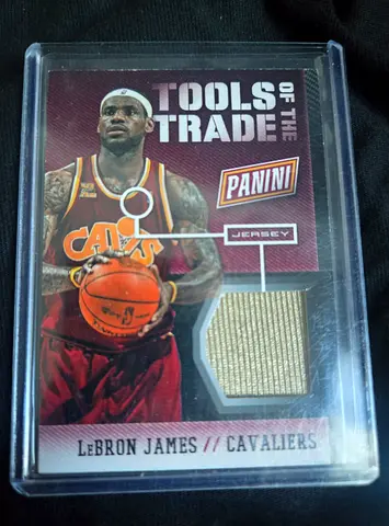LeBron James Panini 'Tools of the Trade' Jersey (WORN GAME PATCH)
