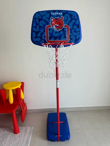 Decathlon Adjustable Kids Basketball Hoop with Stand - as new