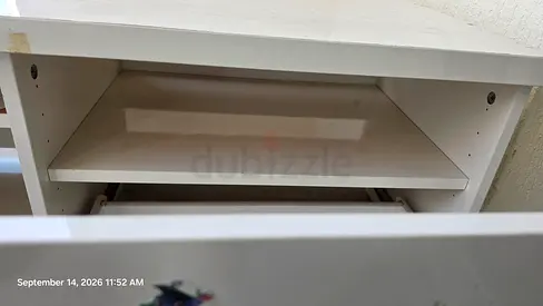 Modern White TV Unit with Storage