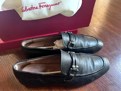 Salvatore Ferragamo Men's Leather Loafers size 8/42
