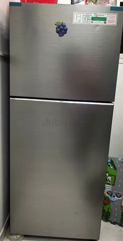 Samsung 2-Door Top Freezer 388L Refrigerator - Stainless Steel Finish, Good Working Condition