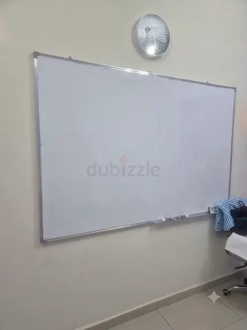 Large Wall-Mounted Whiteboard - Used, Good Condition