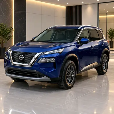 2024 NISSAN X-TRAIL S | GCC SPECS | 40,000 KM | BLUE / BLACK