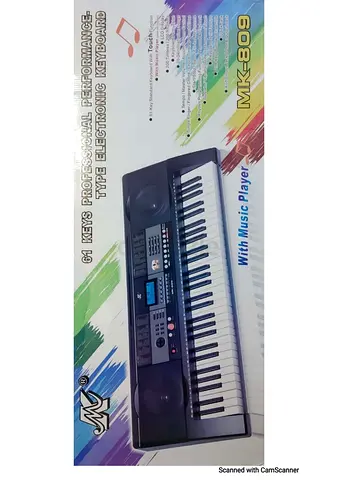 MK Electric Keyboard 61 keys (MK-809) - Brand new