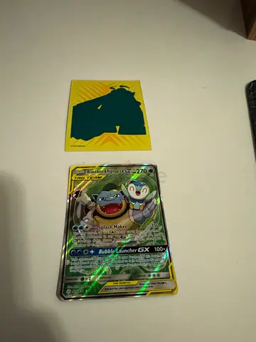 Pokémon TCG - Blastoise & piplup GX #215