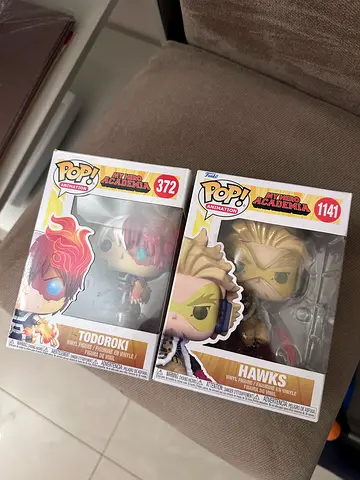 Set of 2 Funko Pop! My Hero Academia — Hawks & Todoroki (boxed)