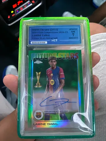 Lamminé Yamal Future Stars Signed Graded Football Trading Card