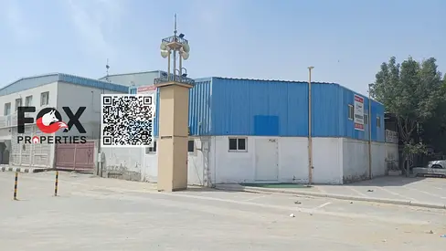 🏭 Warehouse with Open Yard for Rent – Al Jurf Industrial 3, Ajman