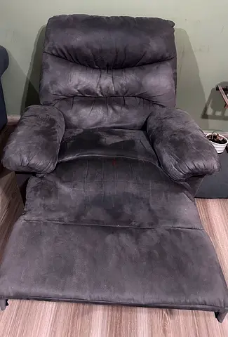 Charcoal Fabric Recliner