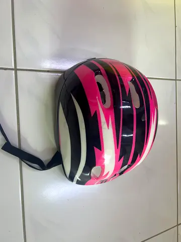 Kids Pink Bicycle Helmet - Good Condition