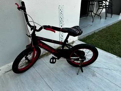 Kids 12-inch Red & Black Bicycle - Good Condition